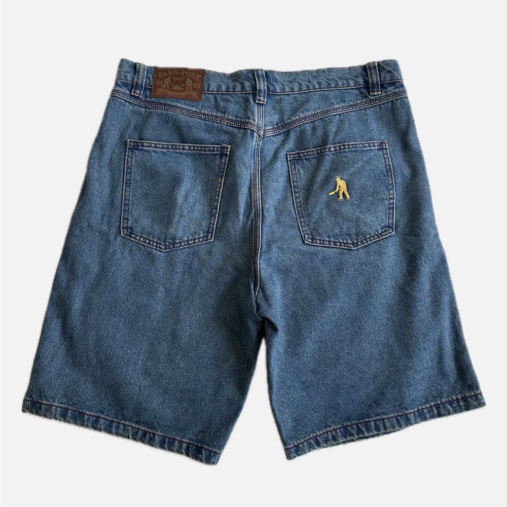 Pass Port Workers Club Denim Shorts